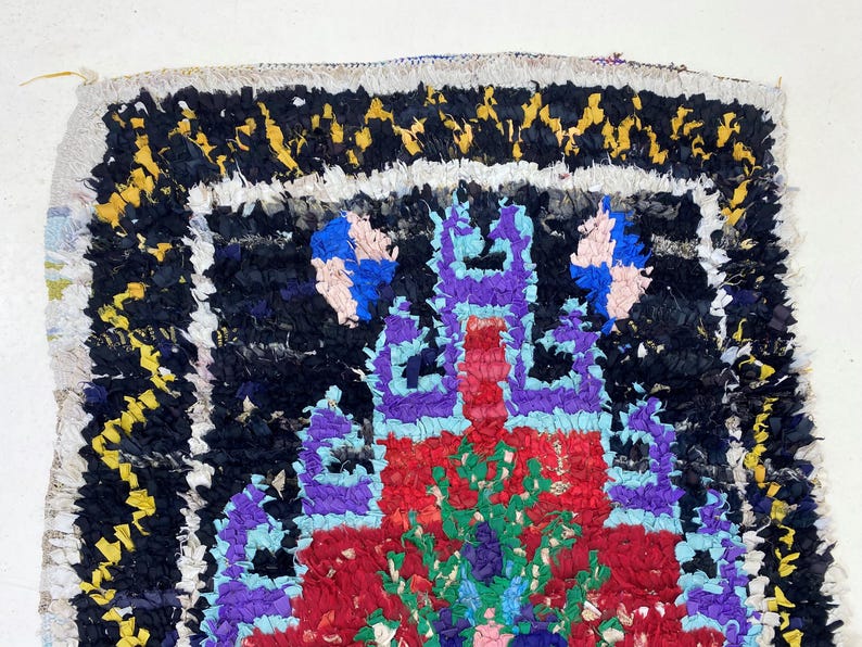 3.5x9 Long Moroccan Runner, Berber Colorful Rug Runner. Etsy Canada