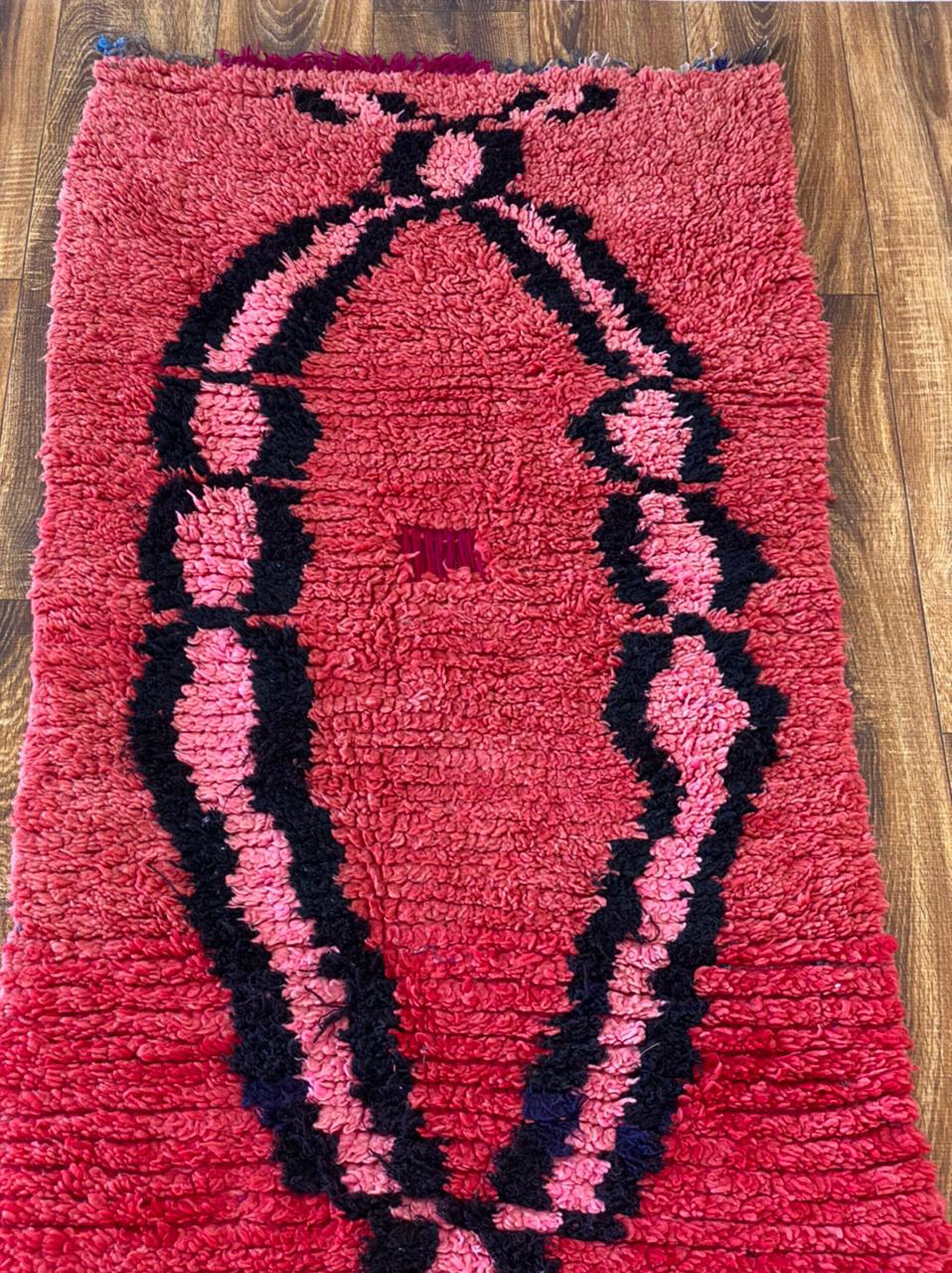 2x13 ft Moroccan vintage runner, Berber woven runner rug!