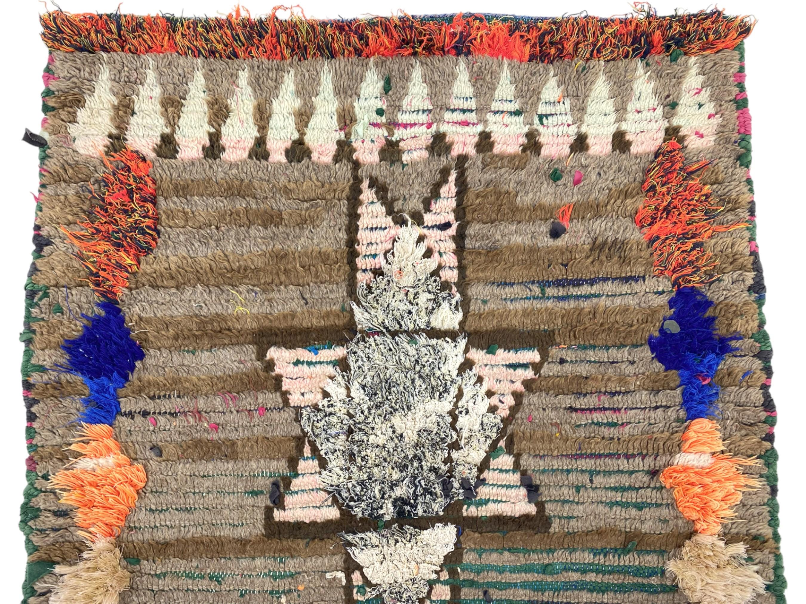 【希少・手織り】モロッコ製 ベルベルラグ／ハンドメイド・未使用 小さなヴィンテージモロッコラグ 6x3：手織りベルベルラグ - Etsy 日本