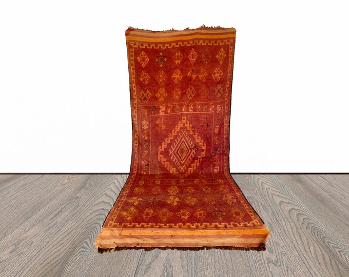 Large Moroccan Berber rug 6x14 ft!