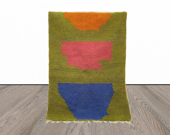 Moroccan area rug: Colorful abstract rug!