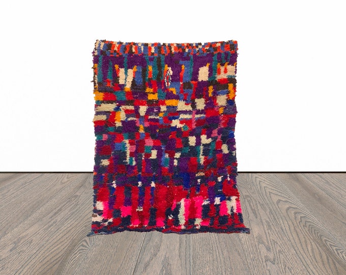 4x6 ft colorful Moroccan area rug!