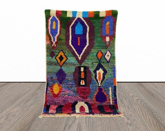 Handmade Moroccan Berber abstract area rugs.