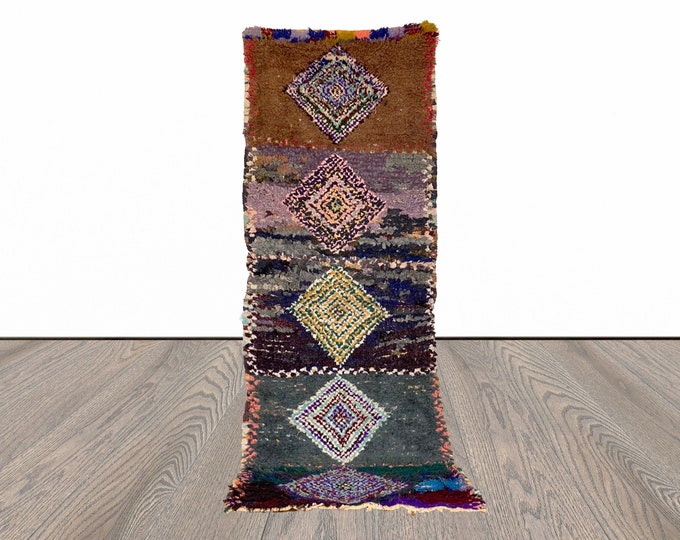 3x8 ft Berber Moroccan vintage runner rug!