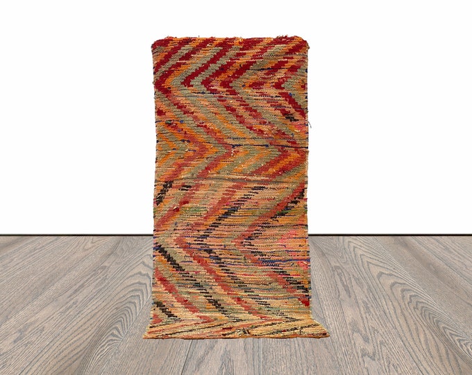 6x2 Unique Azilal Berber Runner Rug.