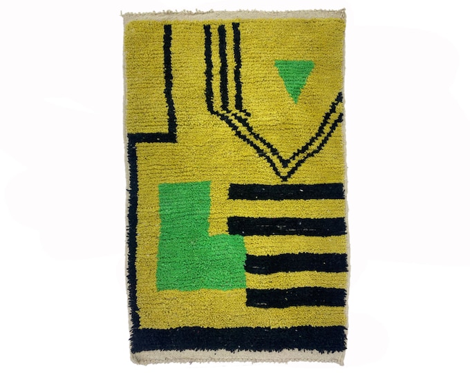 Personalized Moroccan Berber Colorful Rug, Unique Handcrafted Rug!
