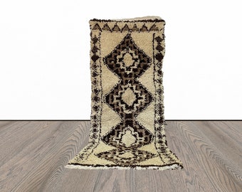 Berber Moroccan woven vintage rug 3x6 ft!