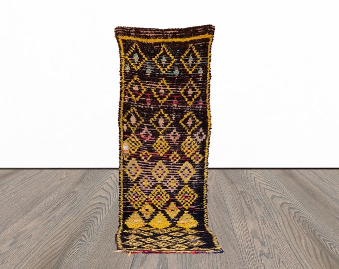 2x9 ft narrow Moroccan runner rug!