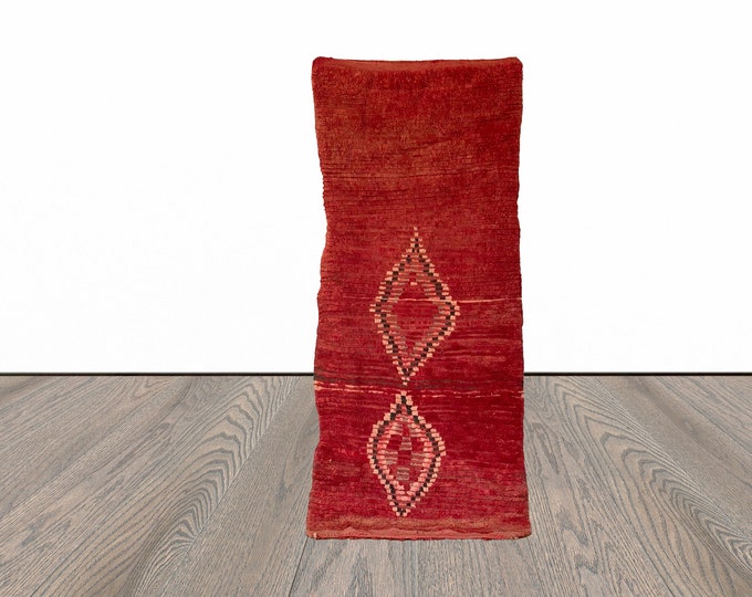 3x7 ft Moroccan small vintage runner rug!