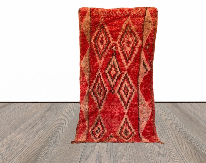 3x6 ft Moroccan wool area rug!