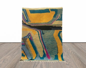 5x7 Feet Colorful Soft Moroccan Area Rug.