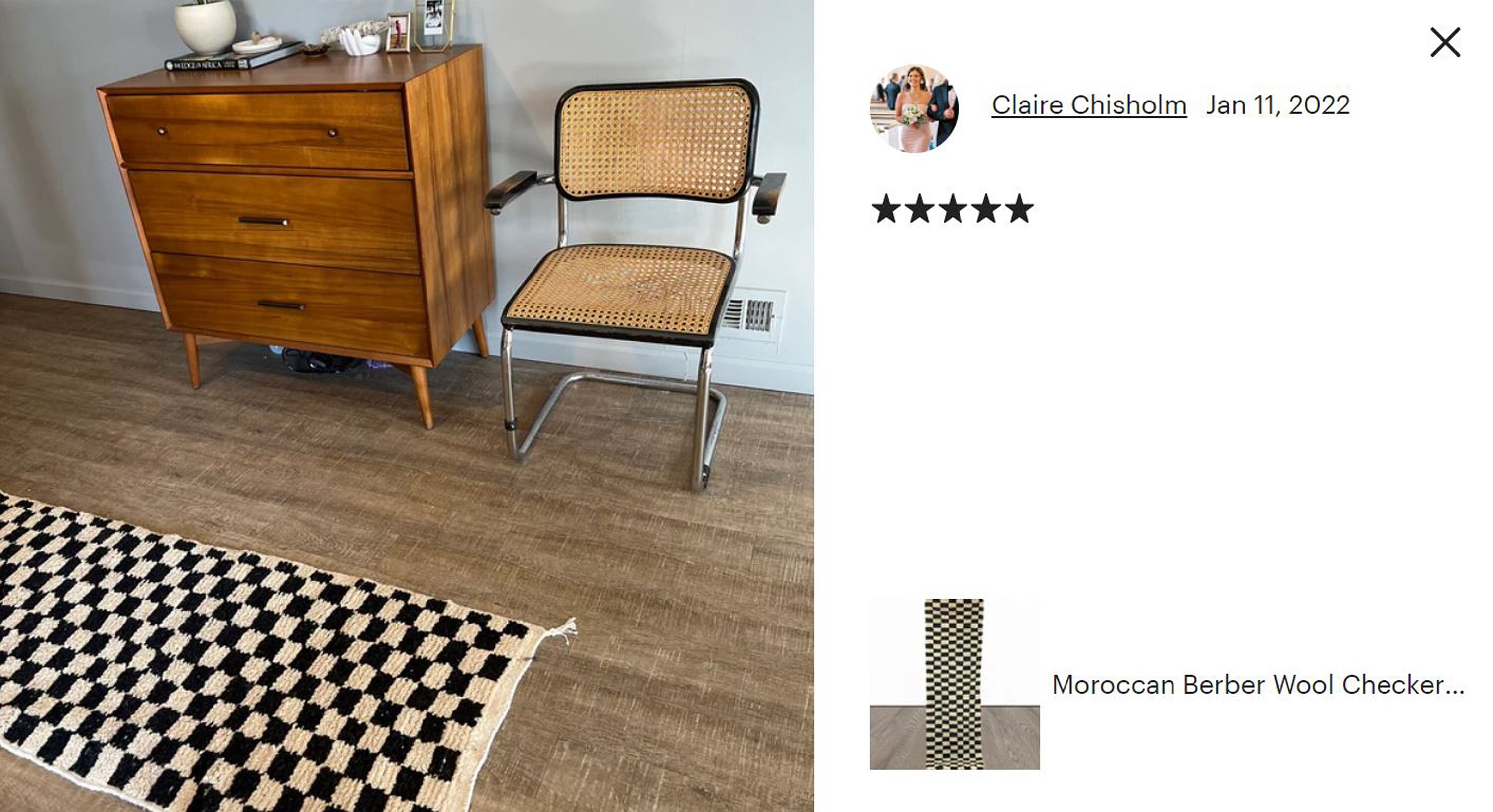 Black and white rug, Checkered rug, Moroccan Checker rug, Berber