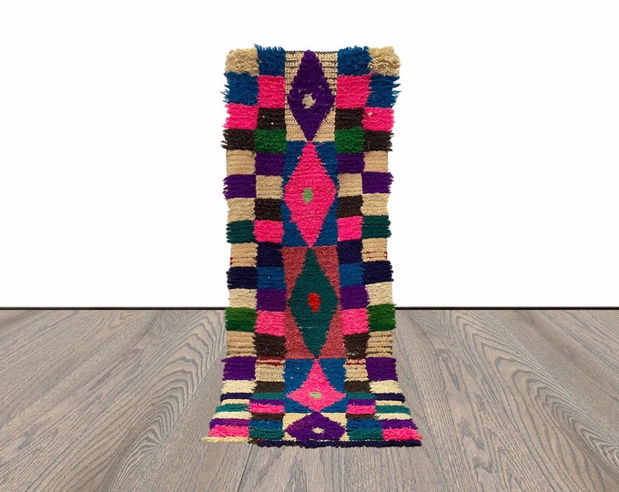 6x2 Colorful Squire Moroccan Rug Runner.