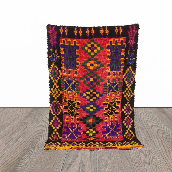 5x7 ft Moroccan colorful Berber rug!