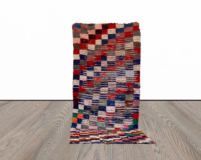 3x7 ft Moroccan vintage Berber rug!