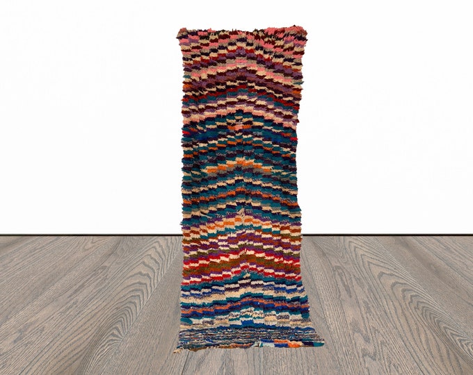 3x8 ft Moroccan colorful runner rug!