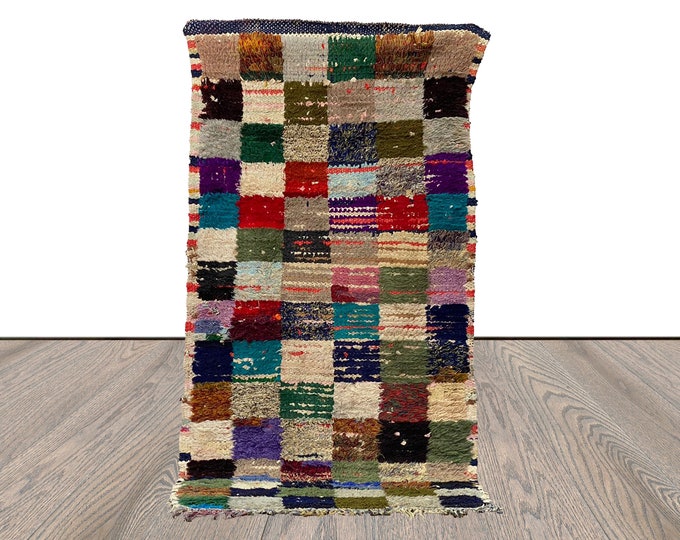 2x5 Small vintage colorful narrow runner Rugs.