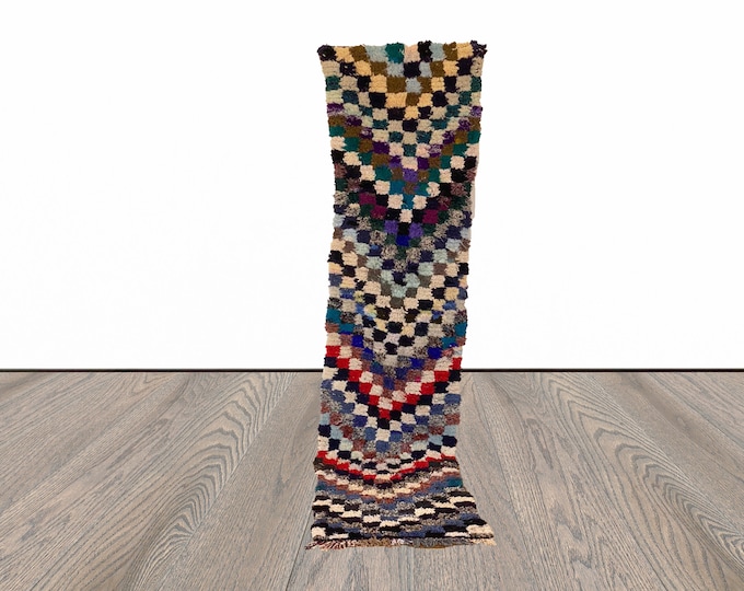 2x9 ft colorful Moroccan runner rug!