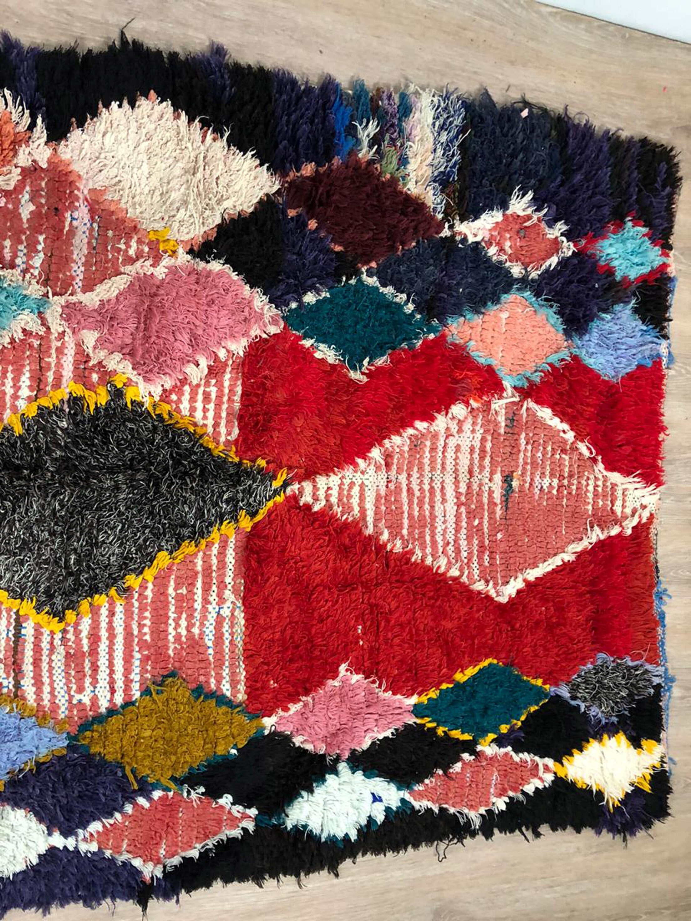 4x9 vintage morocco rug large moroccan rug vintage berber Etsy