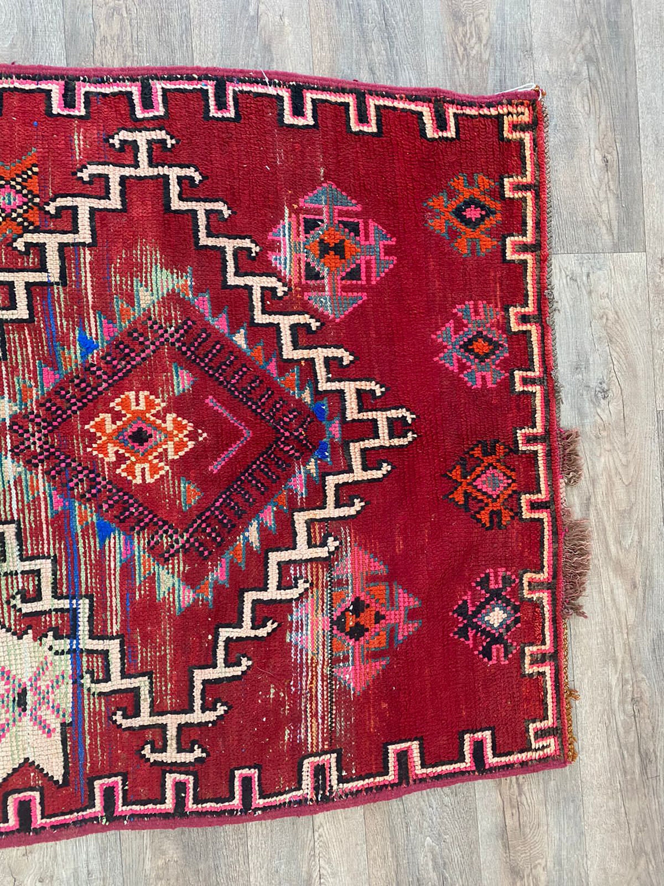 Almofada retangular Berber Kilim