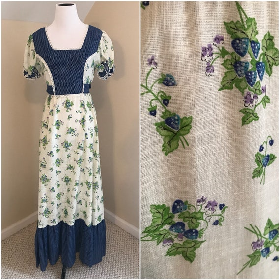 Vintage Prairie Dress | 70s Prairie Dress | Hippie
