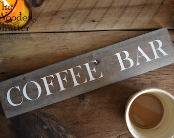 Coffee Bar Sign/Wedding Sign/Coffee Bar/Coffee Signs/Wood Signs/ Shelf Sitter/Rustic Wood Sign
