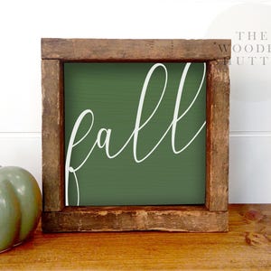 Rustic Fall Sign, 5x5 Fall Sign, Fall Wooden Block Sign, Fall Tiered Tray Decor, Fall Sign, Mini Tiered Tray Signs, Autumn Decor, Fall Decor