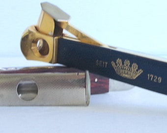 Set of two Vintage Donatus Solingen Cigar Cutters made in Germany