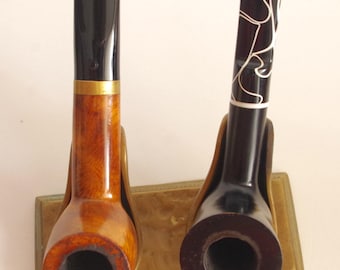 Set of two vintage tobacco pipes
