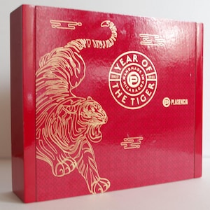 Scatola/custodia per sigari in legno Plasencia The Year Of The Tiger Edizione limitata VUOTO