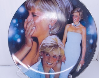 Plato Franklin Mint Princess of Style de Drew Struzan. Recuerdos de la princesa Diana