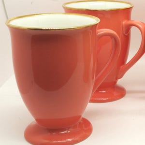 Churchill Made in England Coffee Cup Mug Footed with Gold Rim