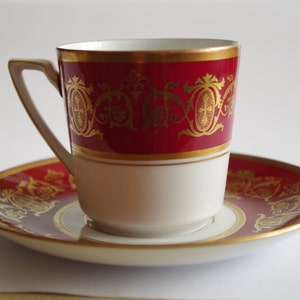 Bavaria Germany Cup And Saucer Vintage Eschenbach Bavaria Germany