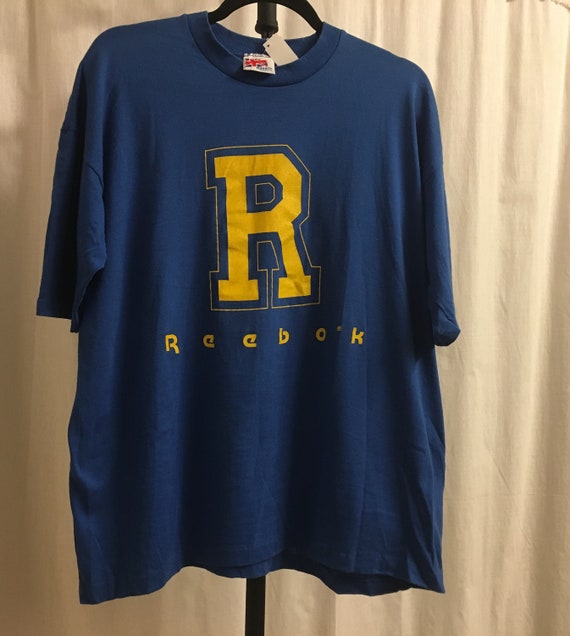 royal blue reebok shirt