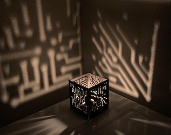 Circuit Board: Tea lightbox candle holder.