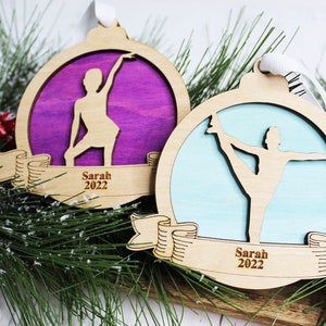 Personalized Dance Ornament - Cheerleading Team Ornament - Sports Ornament - Team Christmas Gift - Wood Ornament - Gift Under 15