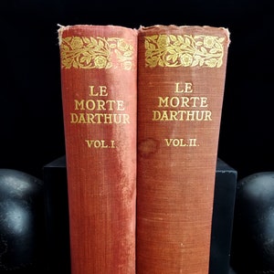 Le Morte D&#39;Arthur 1900 Special Presentation Copy Macmillan and Company