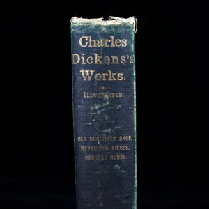 OPERE di CHARLES DICKENS - vecchio negozio di curiosità & ecc - 1875
