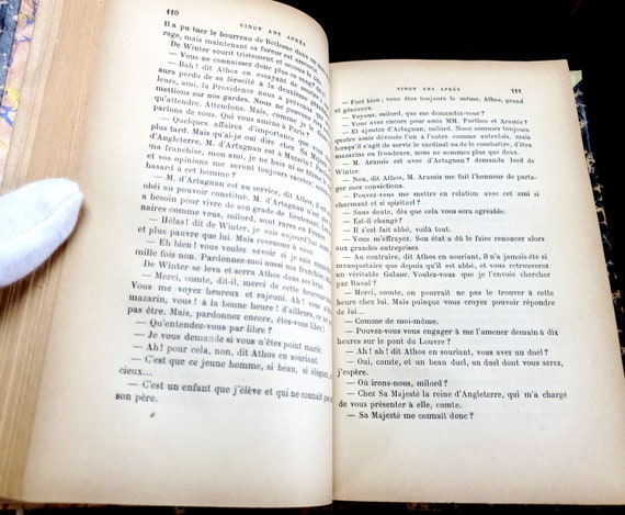 Alexandre Dumas Vingt Ans Après Twenty Years After 1895