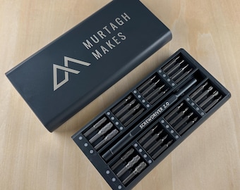 Personalized 63-in-1 Precision Screwdriver Kit – Custom Engraved Repair Tool Set, Tech Gift for Him