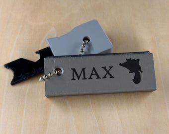 Personalized Magnesium Fire Starter: Glow-in-Dark Survival Tool & Bottle Opener