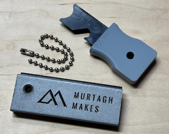 Personalized Magnesium Fire Starter: Glow-in-Dark Survival Tool & Bottle Opener
