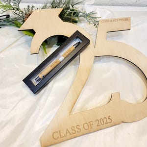 Livre d'or en bois de remise des diplômes personnalisé, livre d'or, promotion 2025, diplômé 2025, livre d'or en bois