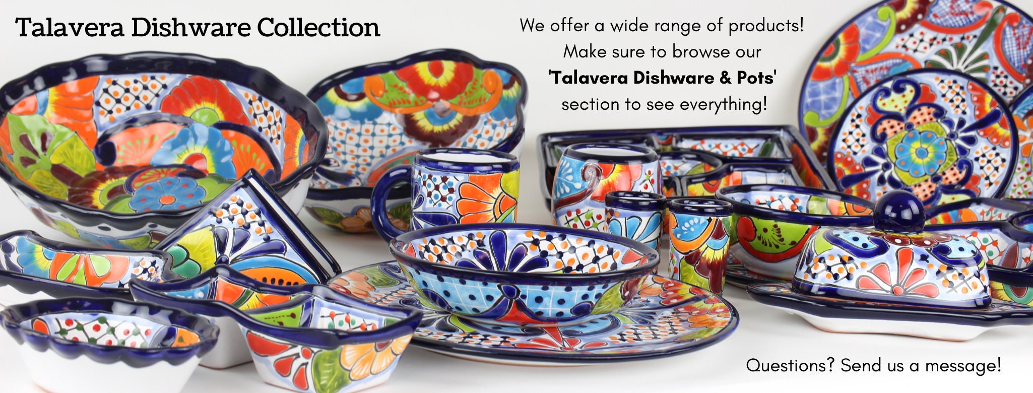 Covered Butter Dish Mexican Ceramic Butter Dish Talavera Etsy