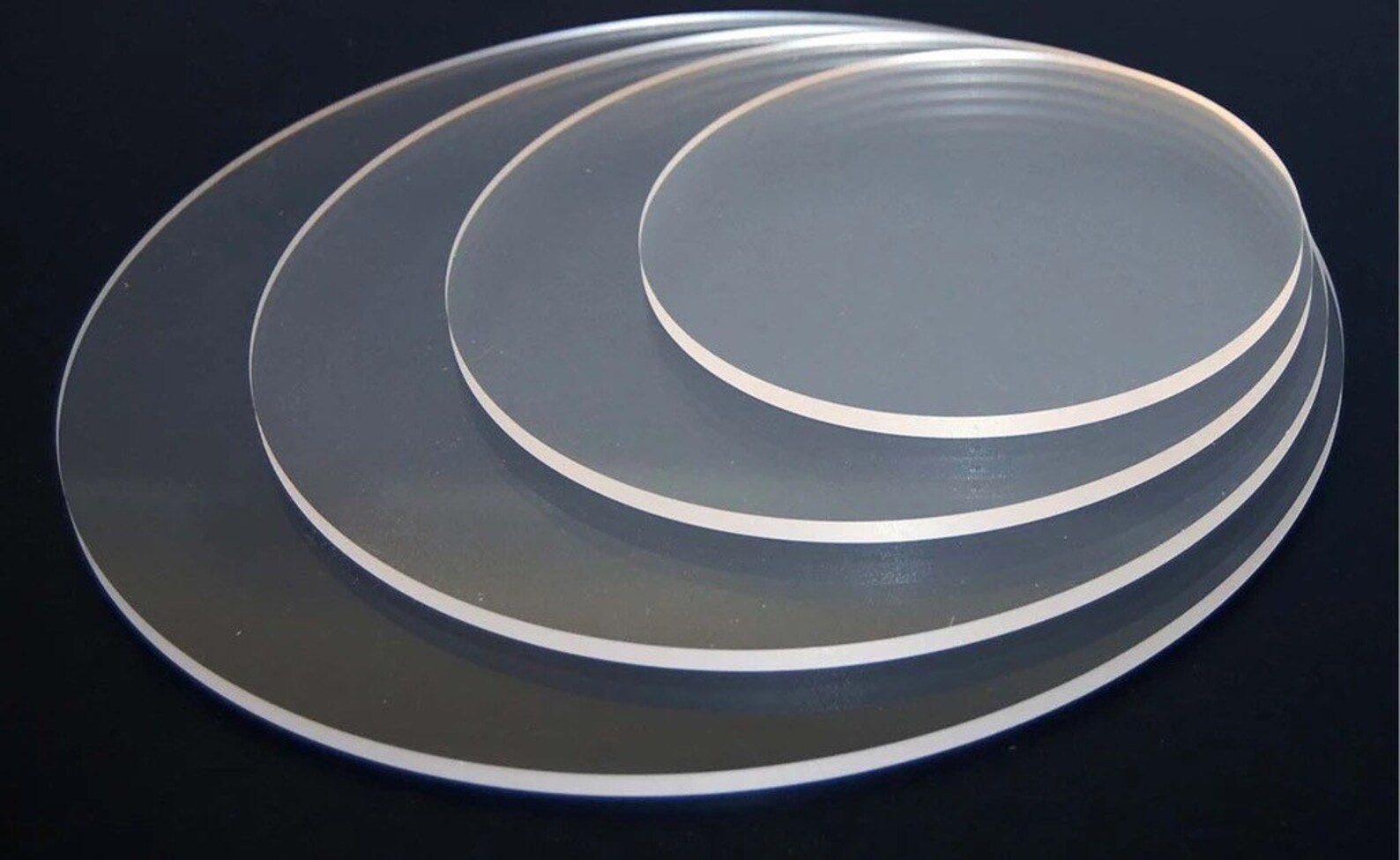 Acrylic cake disc set ganache lid bake and deco set set of Etsy