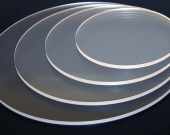 Acrylic cake disc set ganache lid bake and deco set set of four personalized