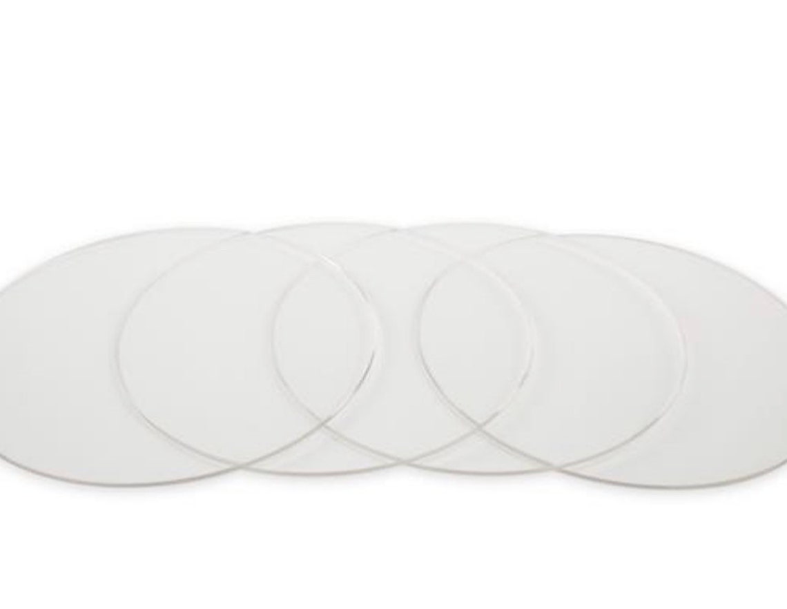 Acrylic Cake Disc Set Ganache Lid Bake and Deco Set Set of Etsy