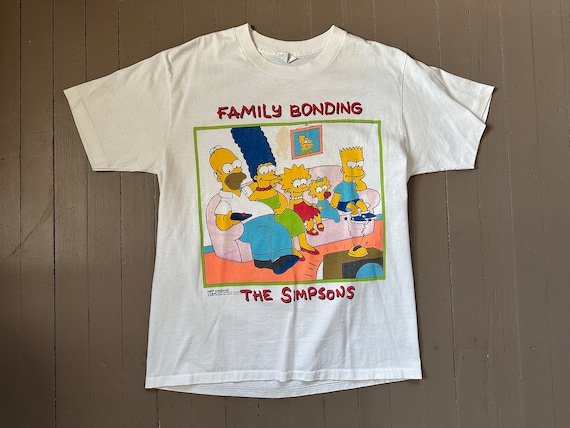 大人気！まとめ一覧 1980s Etsy - T-shirt Bonding Family Simpsons the トップス