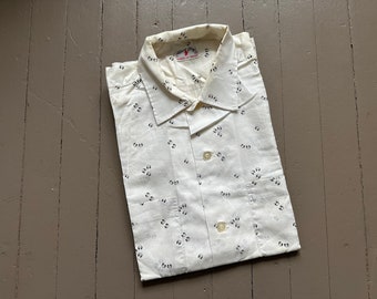 1950s Lion of Troy Button Down Shirt