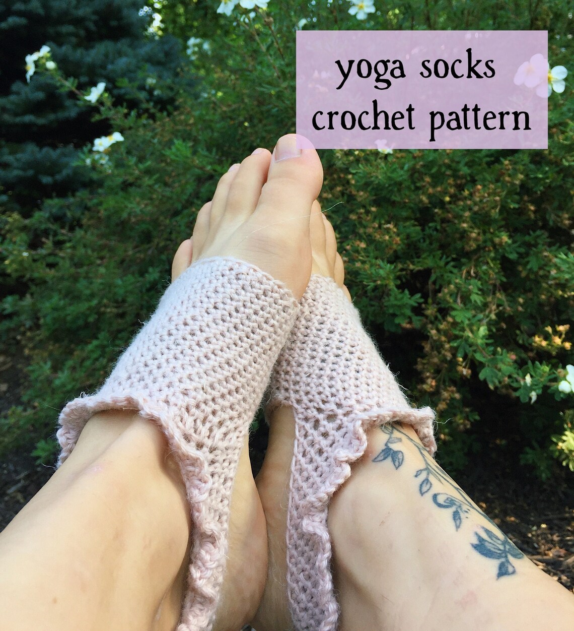 Yoga Socks Pattern CROCHET PATTERN • Yoga Socks Pattern • Crochet Socks • Any Size • PDF ...